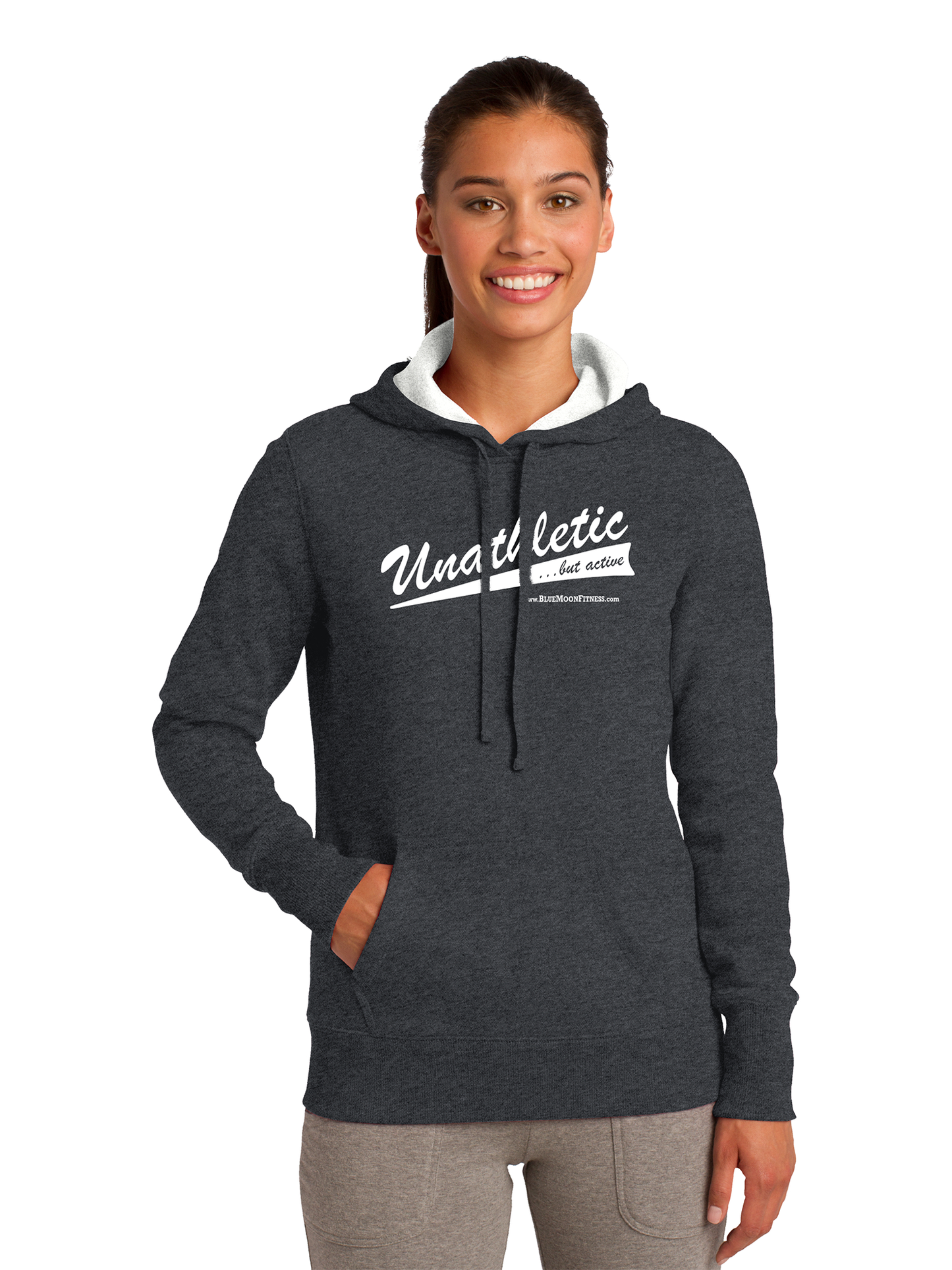 Ladies Unathletic Hooded Sweatshirt