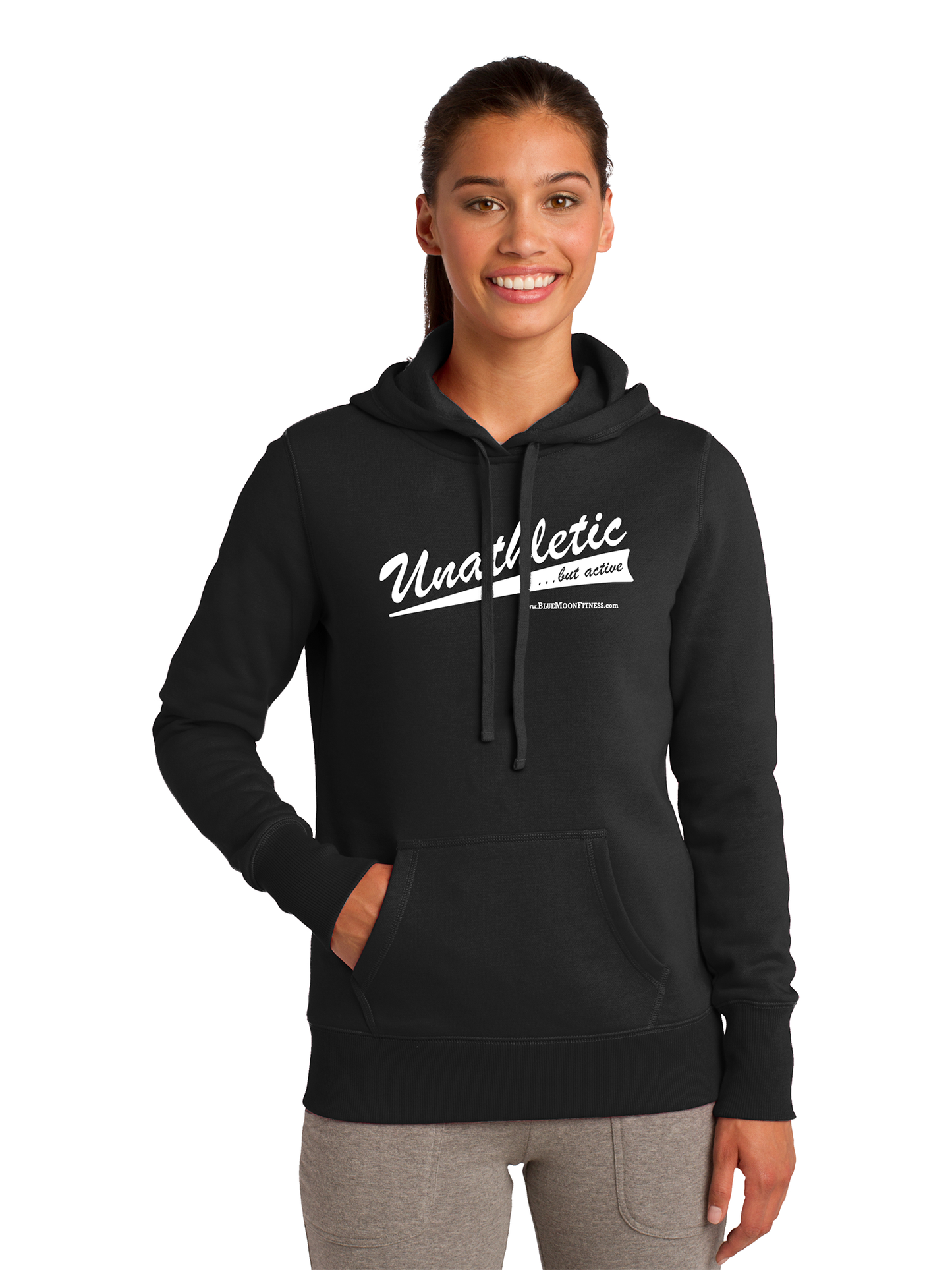 Ladies Unathletic Hooded Sweatshirt